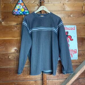 Y2k grey sideout striped